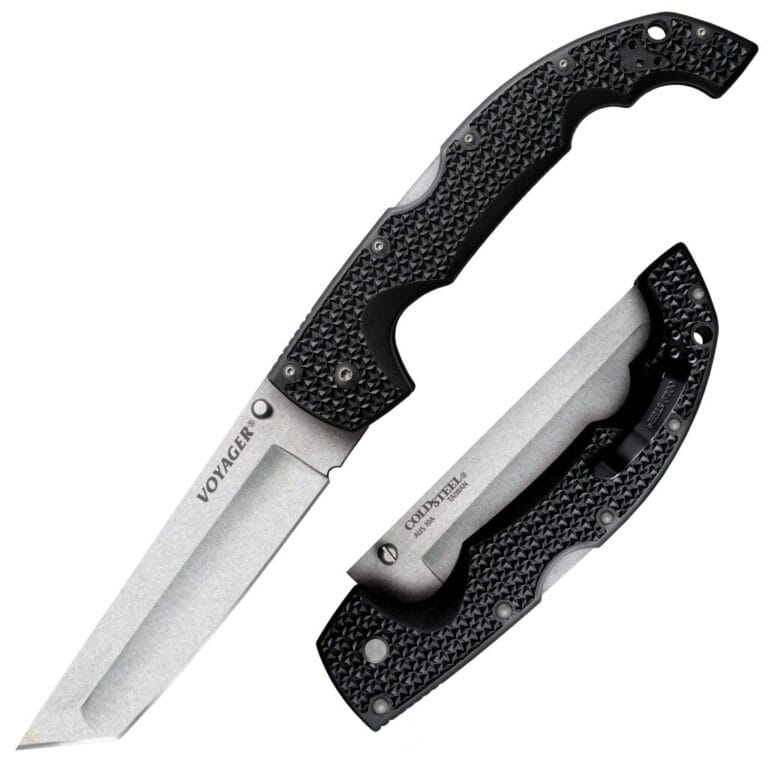 Cold Steel #29AXT Extra Large Voyager Tanto Point Plain Edge