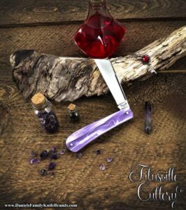 Daniels Magic Potion Titusville Big Easy Cotton Sampler Shadow Pattern 1095 Carbon W/ Long Pull 1 of 30 knives for sale