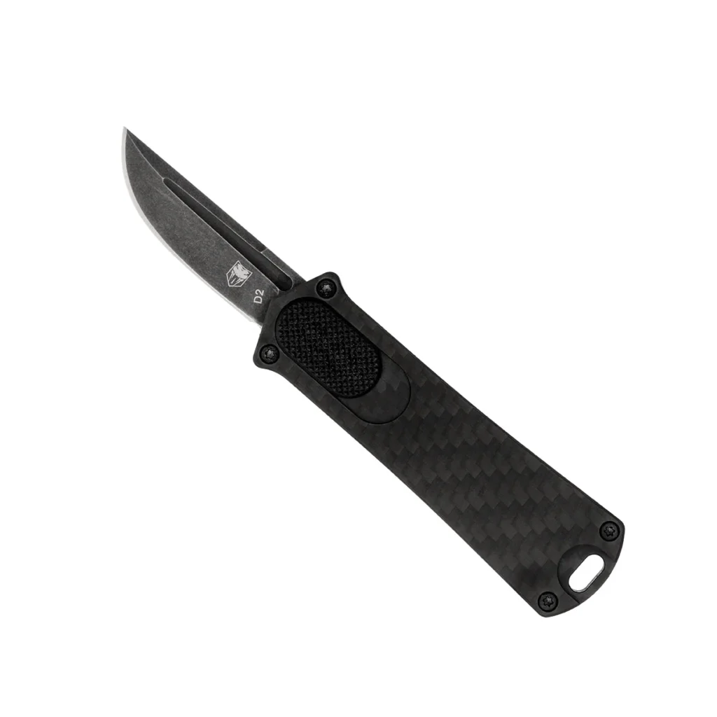 New CobraTec Knives knives for sale CALIFORNIA OTF 952-BLACK WITH CARBON FIBER knives for sale