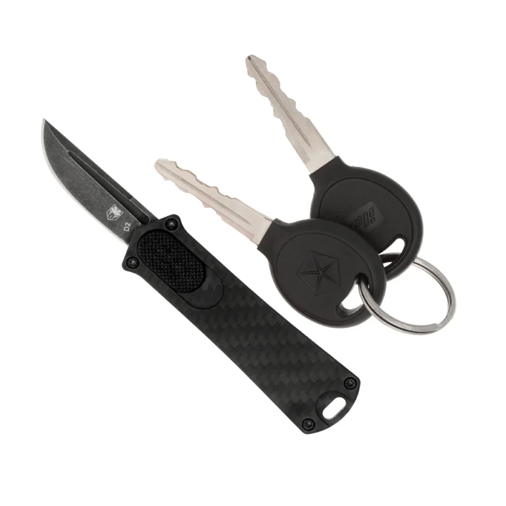 New CobraTec Knives knives for sale CALIFORNIA OTF 952-BLACK WITH CARBON FIBER knives for sale
