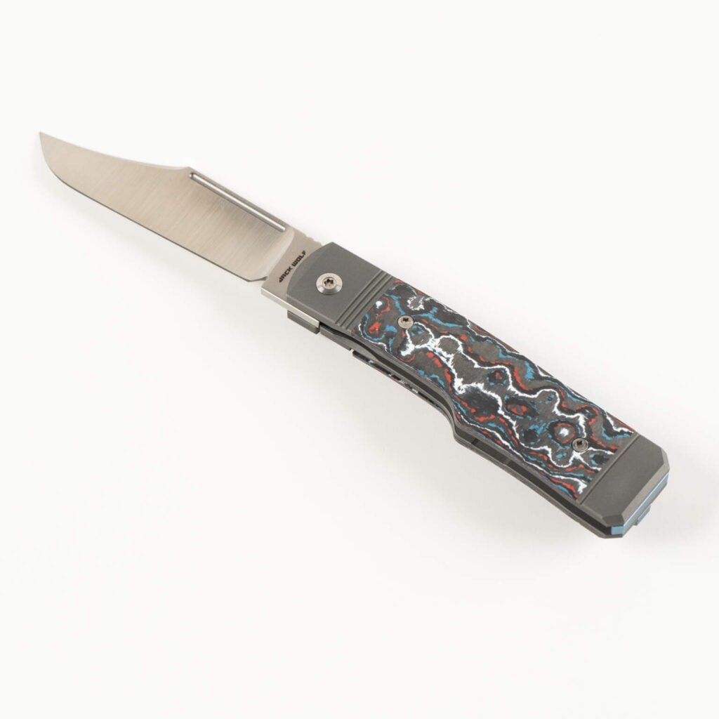 The Gunslinger Jack is Back: Jack Wolf Knives for Sale knives for sale GUNSLINGER JACK - FAT CARBON NEBULA knives for sale
