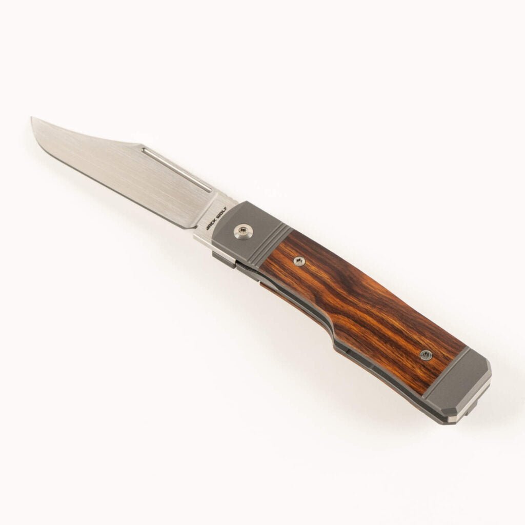 The Gunslinger Jack is Back: Jack Wolf Knives for Sale knives for sale GUNSLINGER JACK - IRONWOOD HAND SATIN knives for sale