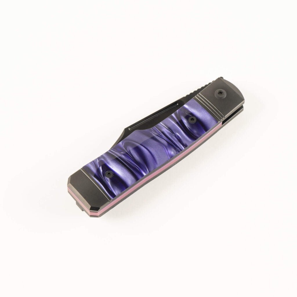 The Gunslinger Jack is Back: Jack Wolf Knives for Sale knives for sale GUNSLINGER JACK - KIRINITE COSMIC PURPLE DLC knives for sale