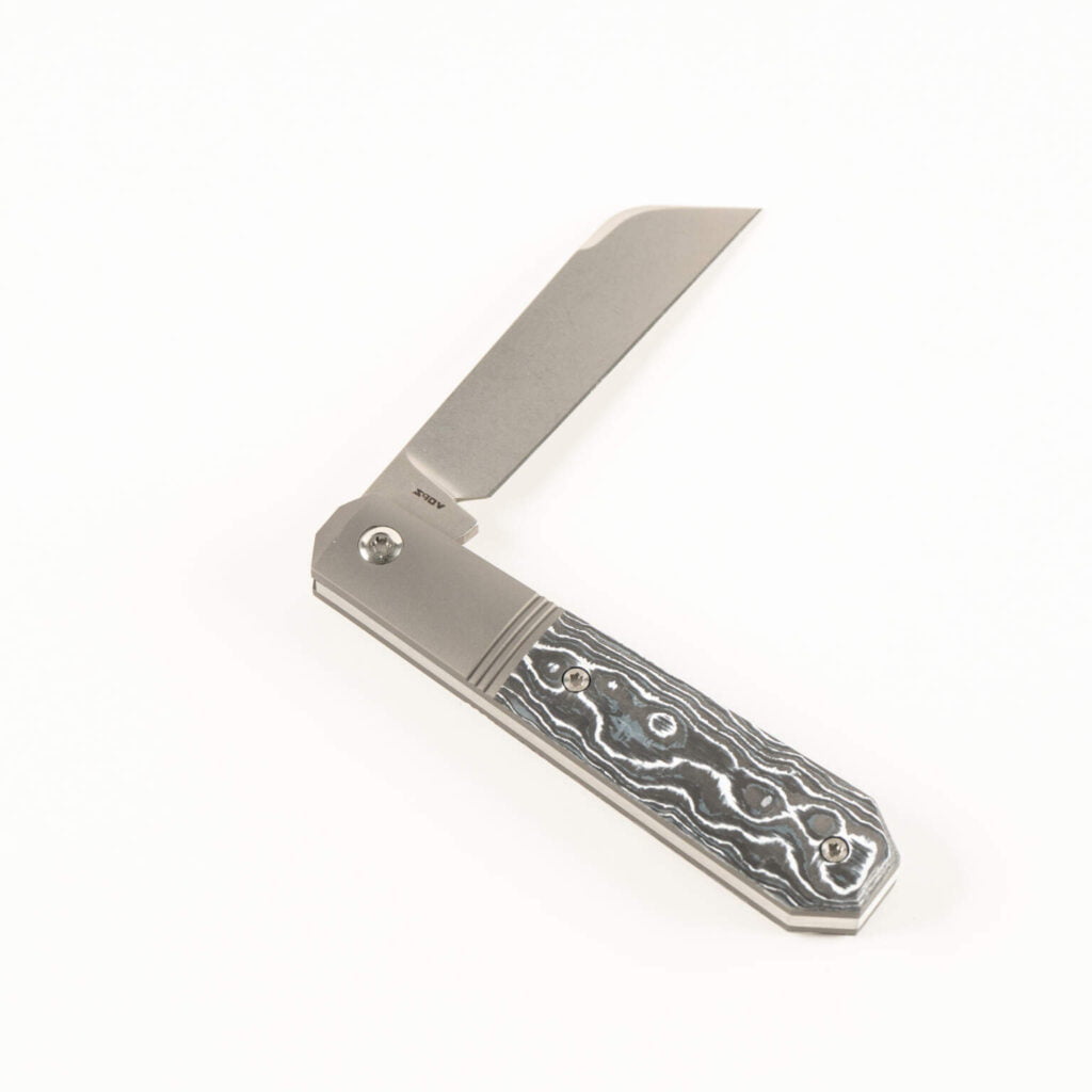 The Resurgence of Elegance: Jack Wolf Knives' Midnight Jack Series Reimagined knives for sale MIDNIGHT JACK - FAT CARBON WHITE STORM knives for sale