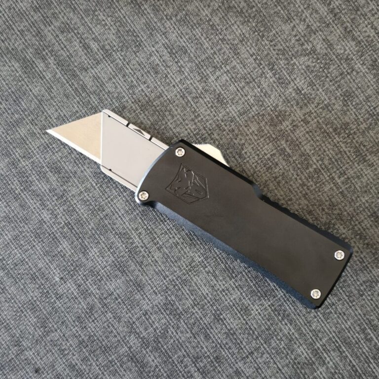 CobraTec Knives OTF (Out-the-Front) utility knife Black