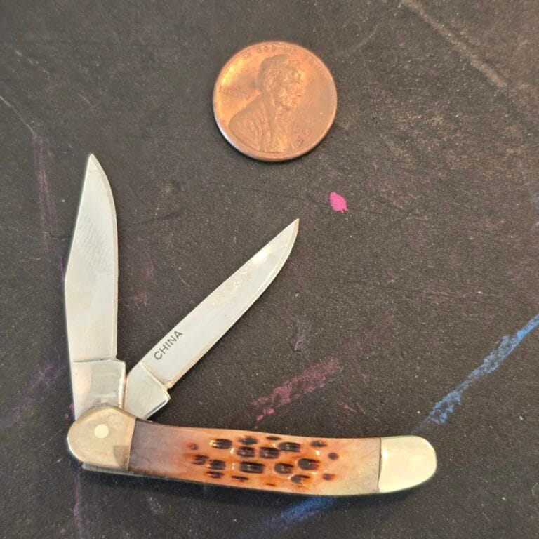 Rough Rider Tiny Brown Bone Folder