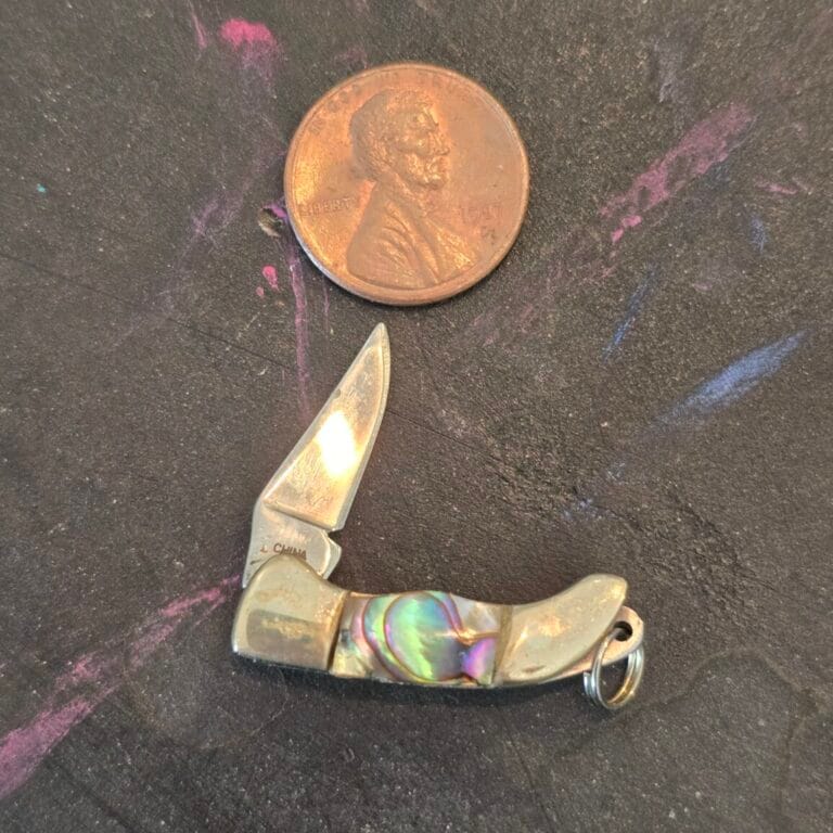 Rough Rider Tiny 1" Abalone Folder