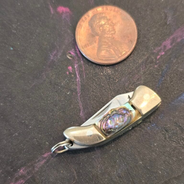 Rough Rider Tiny 1" Abalone Folder