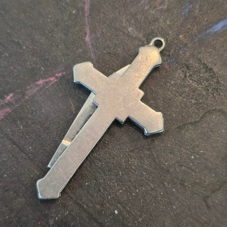 Rostfrei German Cross Necklace Knife