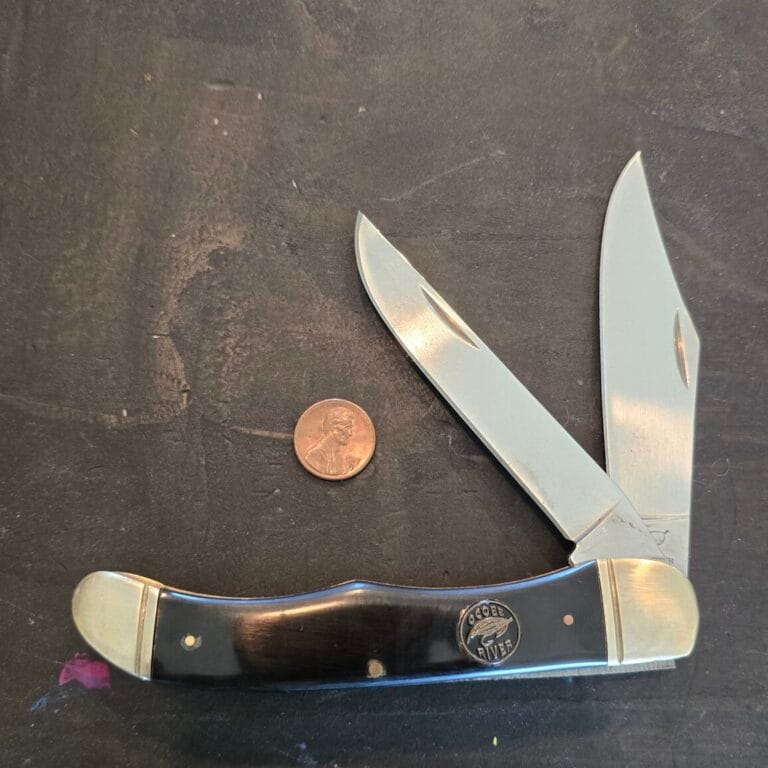 Frost Cutlery Jumbo folding Knife in Black Synthetic