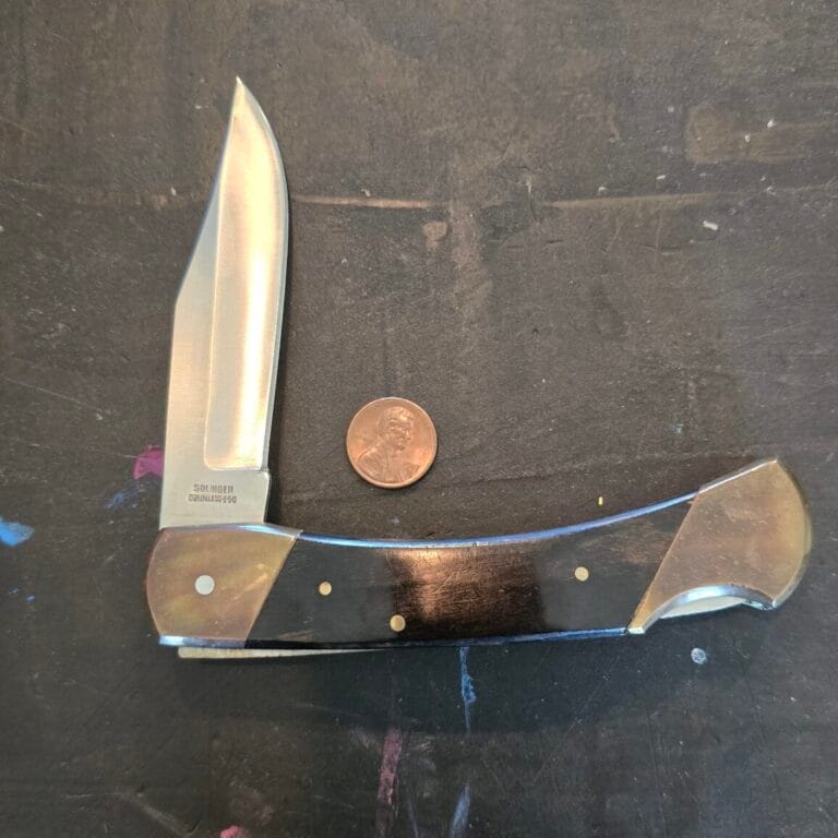 Bear Hunter LB-5 in Wood and 440 stainless from Solingen