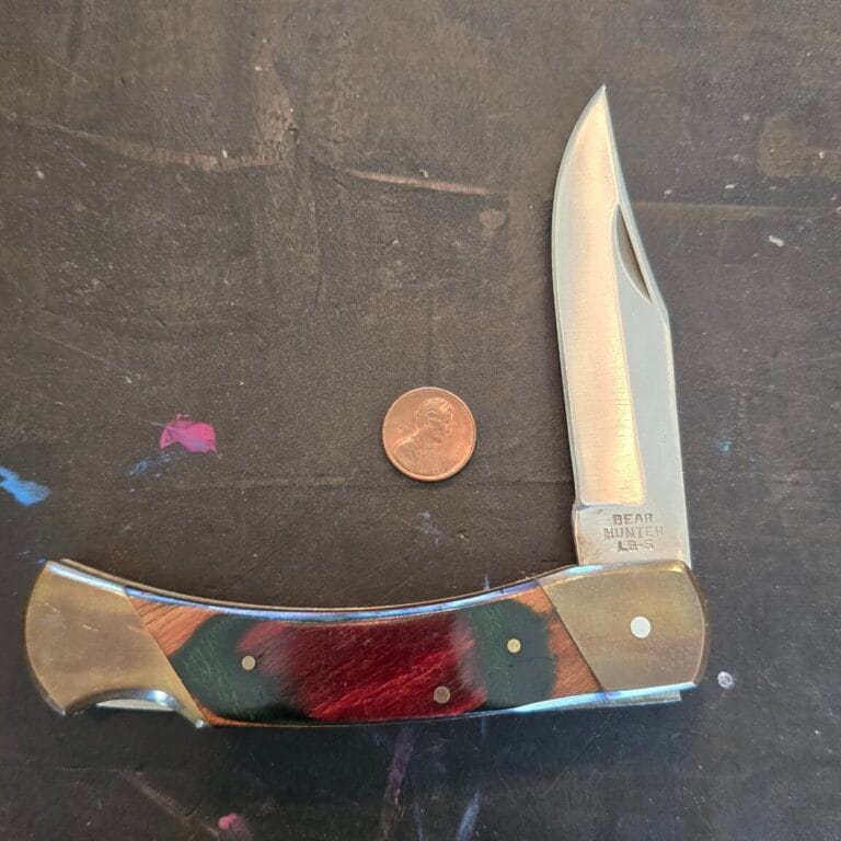 Bear Hunter LB-5 in Wood and 440 stainless from Solingen