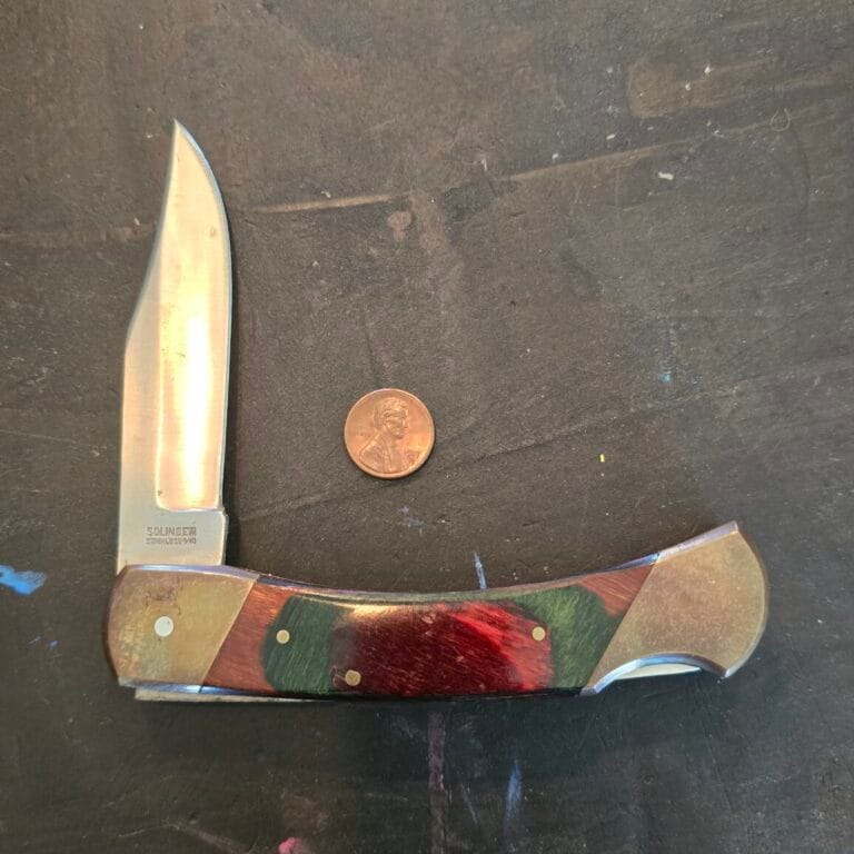 Bear Hunter LB-5 in Wood and 440 stainless from Solingen
