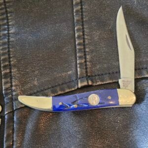 Frost Cutlery Medium Toothpick Blue Jigged Bone