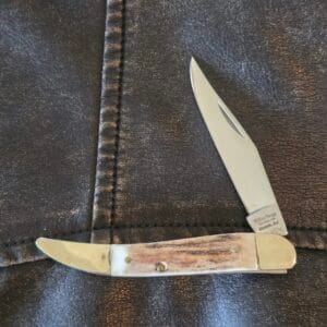 Valley Forge Cutlery Co. Newark NJ Medium Toothpick in Stag and German Stainless