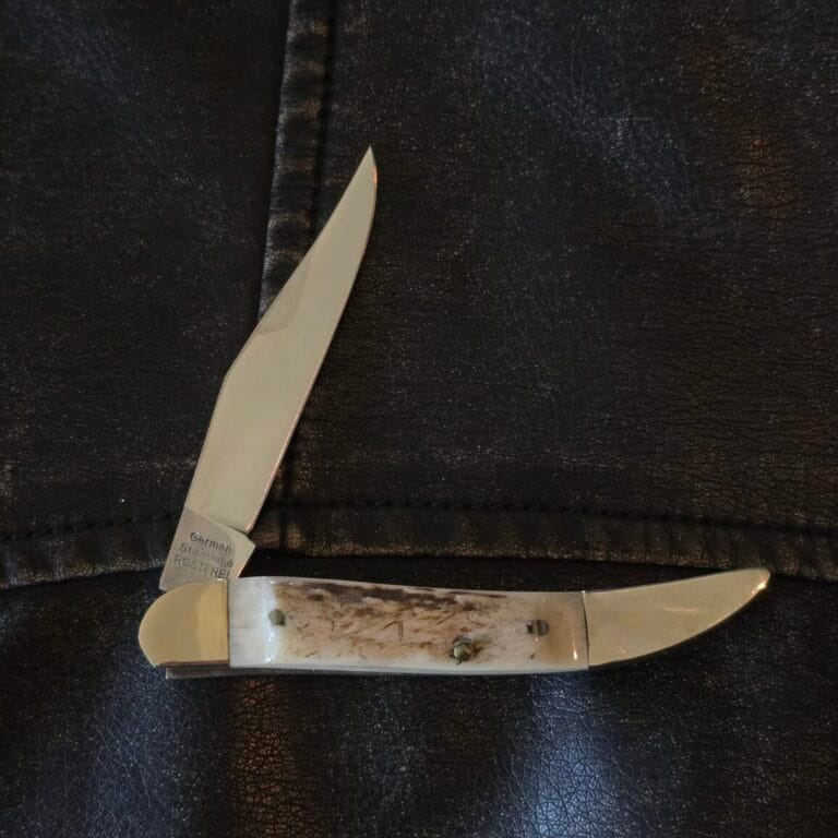 Valley Forge Cutlery Co. Newark NJ Medium Toothpick in Stag and German Stainless