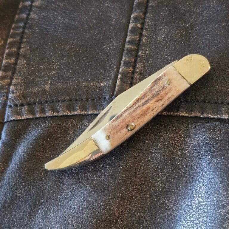 Valley Forge Cutlery Co. Newark NJ Medium Toothpick in Stag and German Stainless