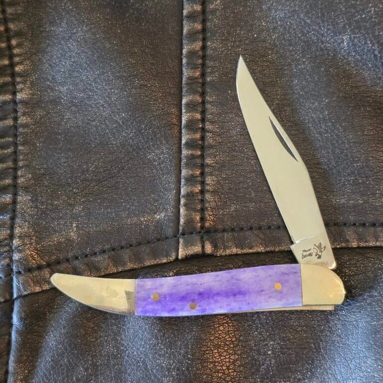 Frost Cutlery Medium Toothpick in Purple Bone
