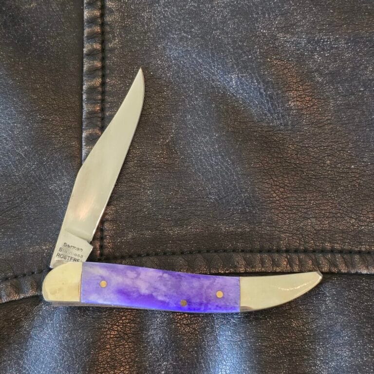 Frost Cutlery Medium Toothpick in Purple Bone