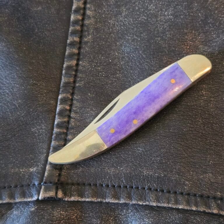Frost Cutlery Medium Toothpick in Purple Bone