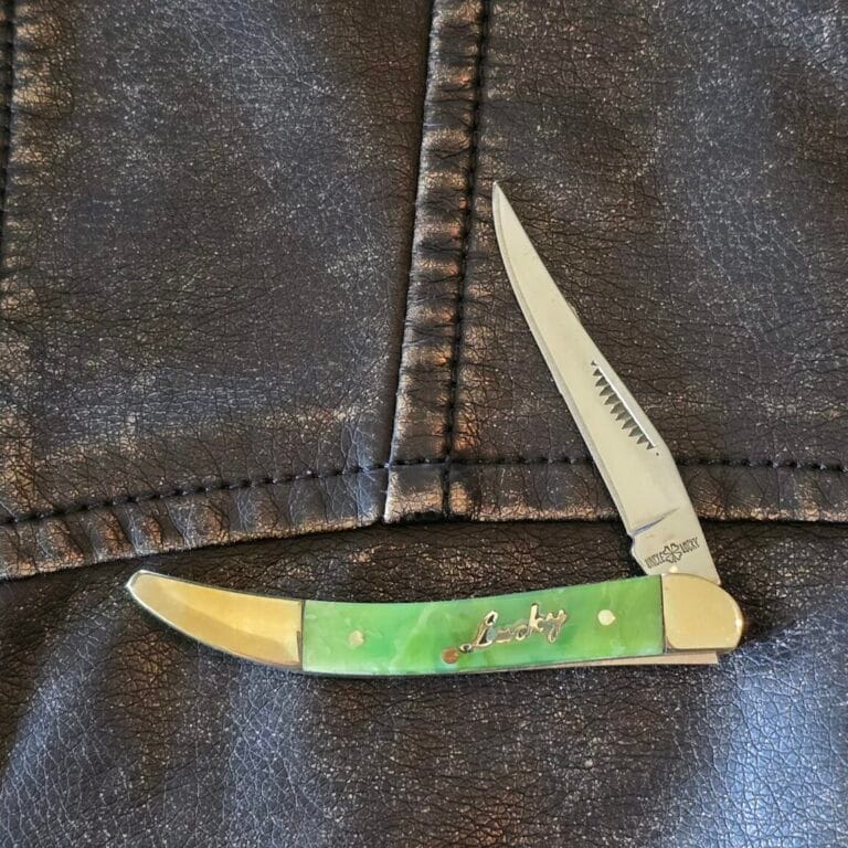 Frost Cutlery Small Toothpick in Green Bone