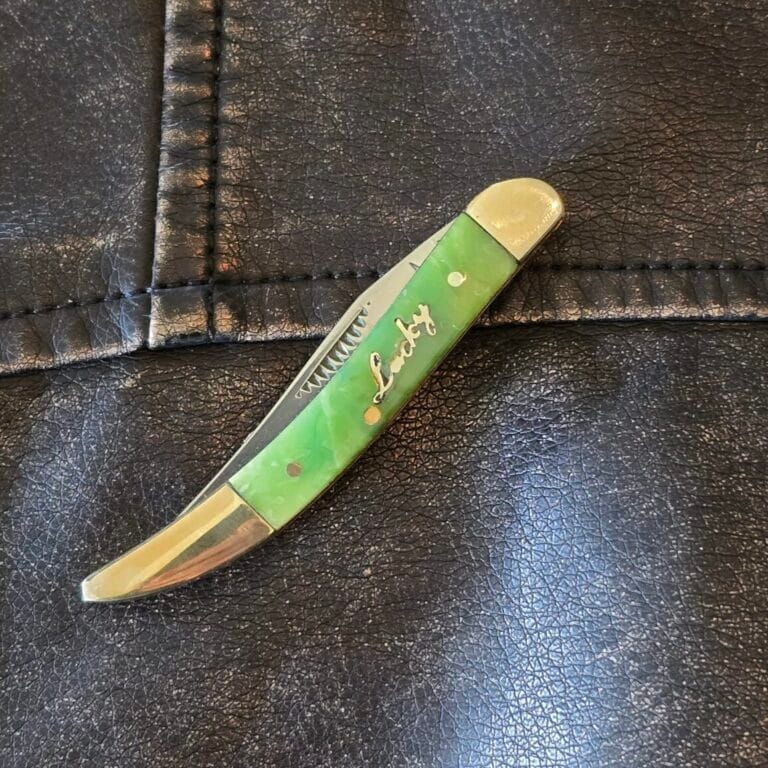 Frost Cutlery Small Toothpick in Green Bone
