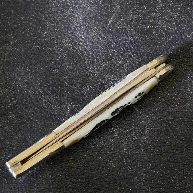 Frost Cutlery Small Toothpick in Brown Jigged Bone