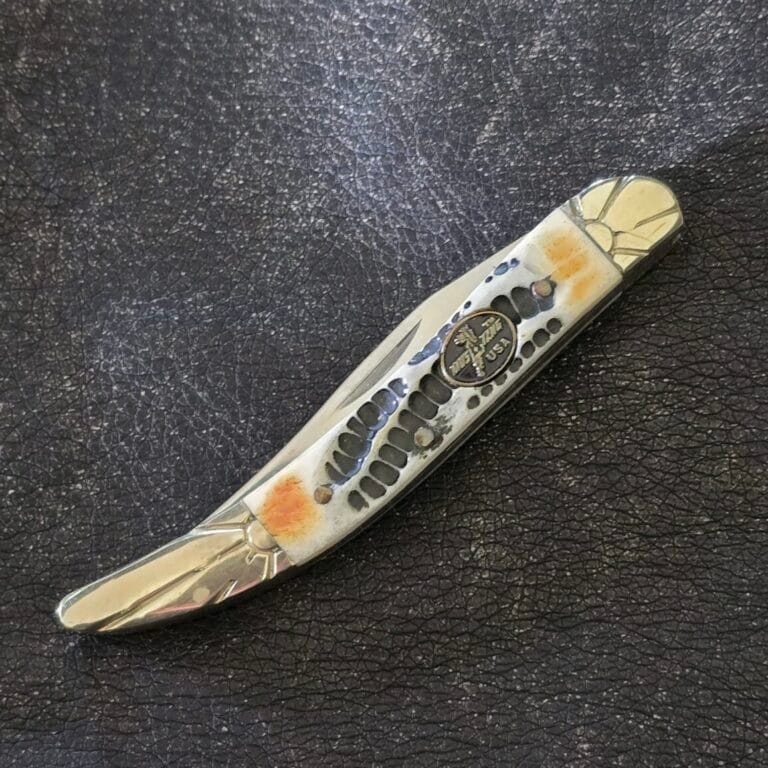 Frost Cutlery Small Toothpick in Brown Jigged Bone