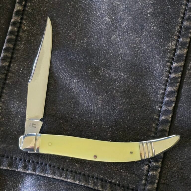 Rough Rider Large Toothpick in Yellow Synthetic