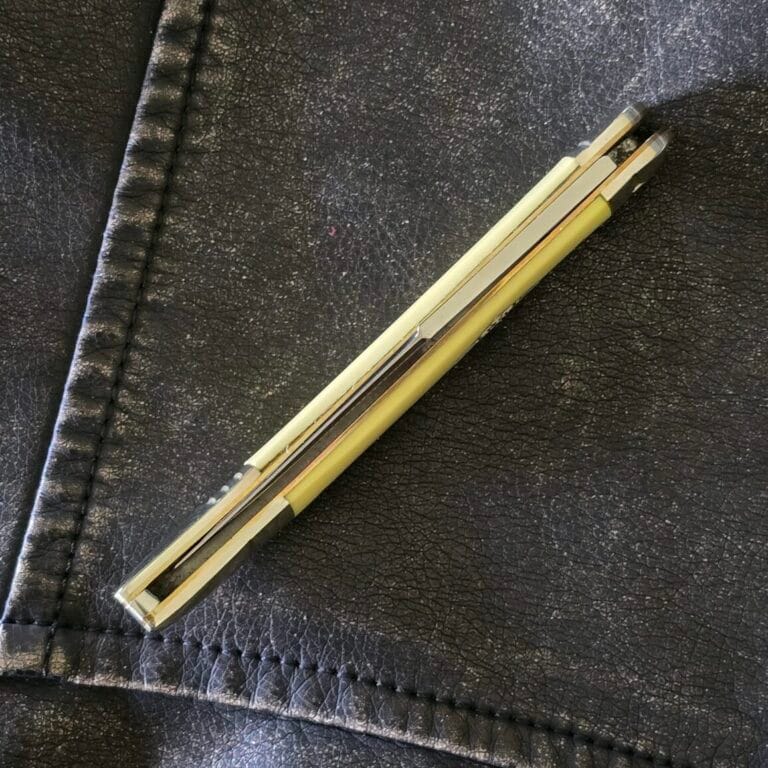 Rough Rider Large Toothpick in Yellow Synthetic