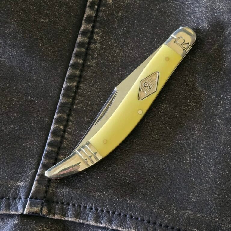Rough Rider Large Toothpick in Yellow Synthetic