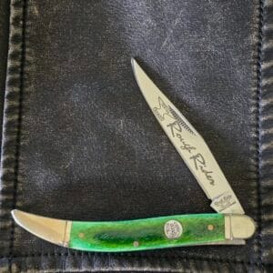 Rough Rider Large Toothpick in Green Bone