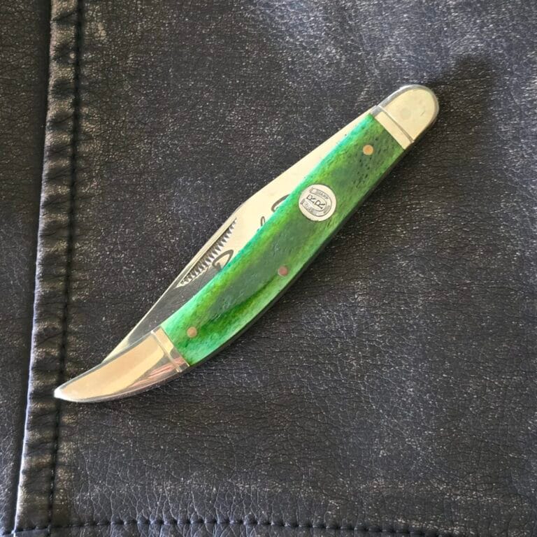 Rough Rider Large Toothpick in Green Bone