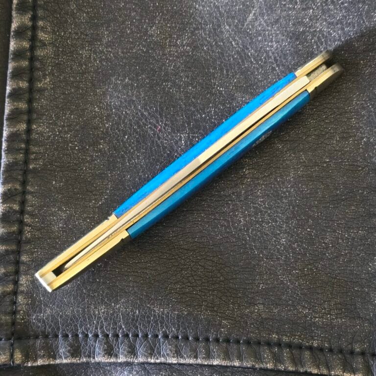 Rough Rider Large Toothpick in Blue Bone