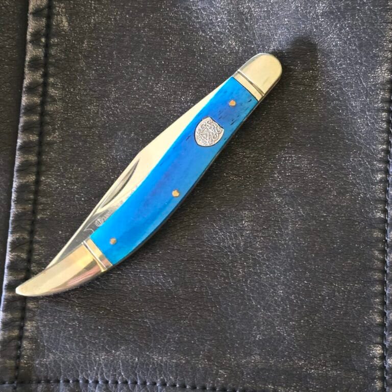 Rough Rider Large Toothpick in Blue Bone