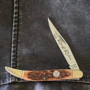 Rough Rider Large Toothpick in Brown Bone