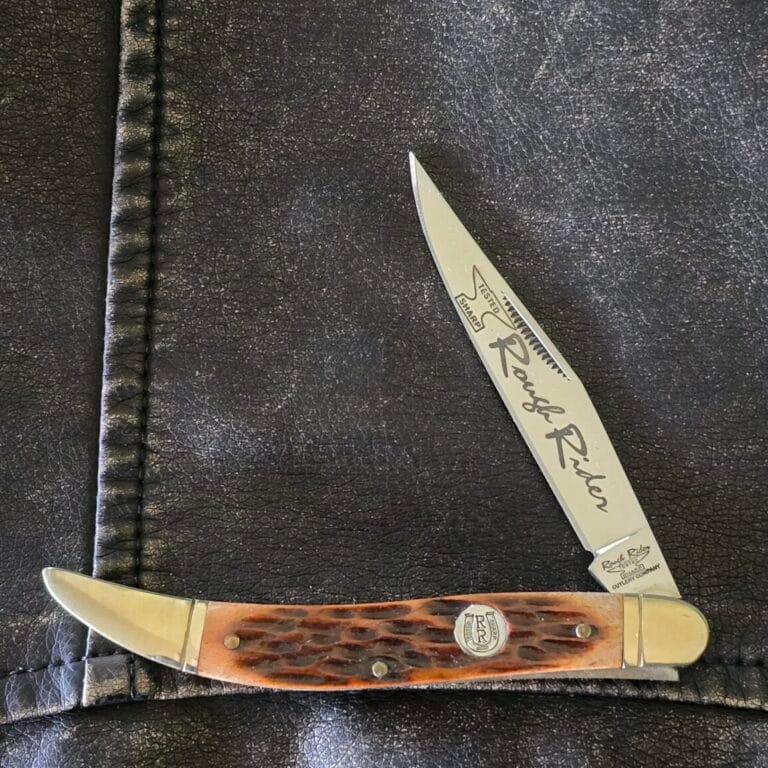 Rough Rider Large Toothpick in Brown Bone