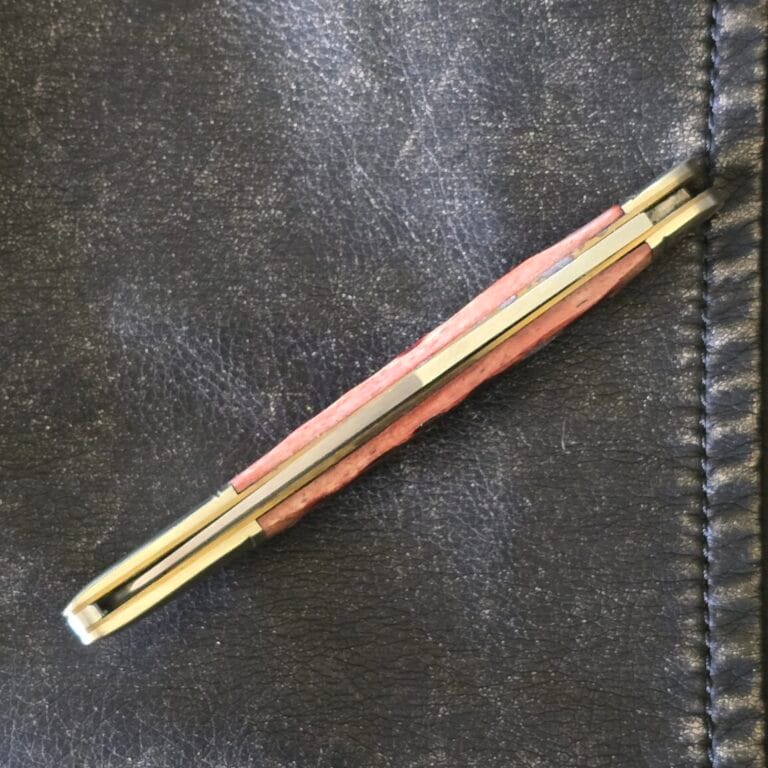 Frost Cutlery Large Toothpick in Brown Jigged Bone