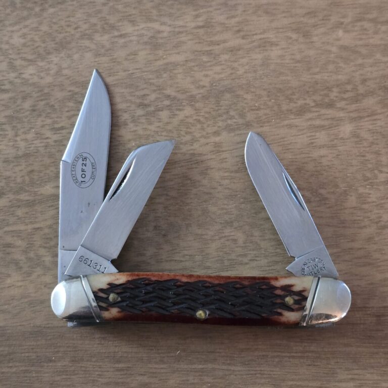 Great Eastern Cutlery #661311 Indian Choffee Jig Bone  SN 11 of 25 (see pictures for age related patina)