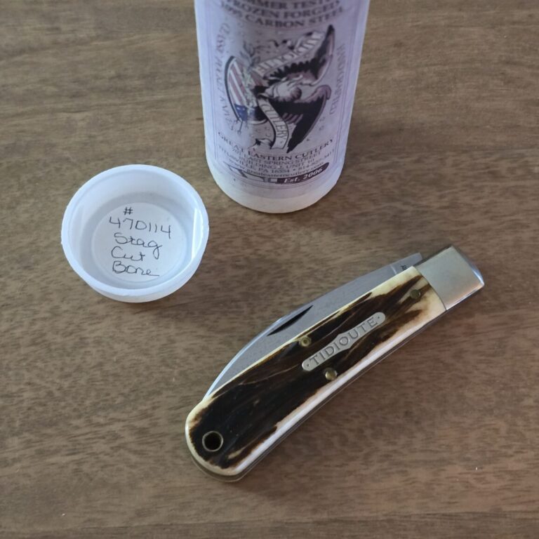 Great Eastern Cutlery #470114 Stag Cut Bone 1 of only 100 made! (see pictures for age related patina)
