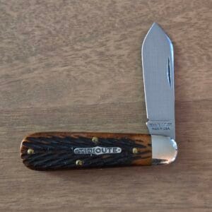 Great Eastern Cutlery #252115 Burnt Orange Jigged Bone 1 of only 81 made! (see pictures for age related patina)