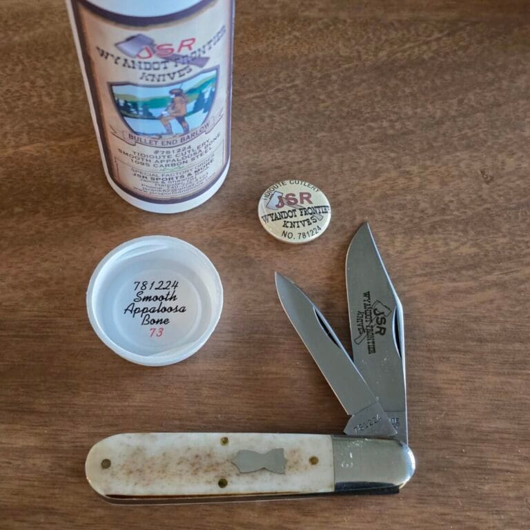 Great Eastern Cutlery #781224 Smooth Appaloosa Bone SN 73