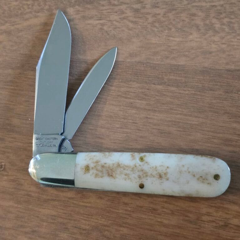 Great Eastern Cutlery #781224 Smooth Appaloosa Bone SN 73