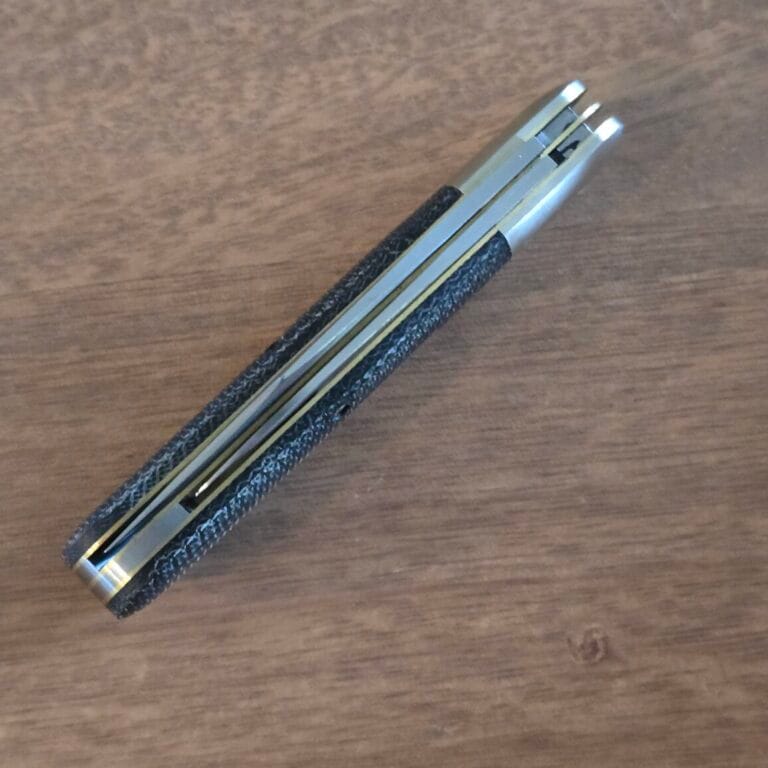 Great Eastern Cutlery #781224 Black Canvas Micarta SN 035