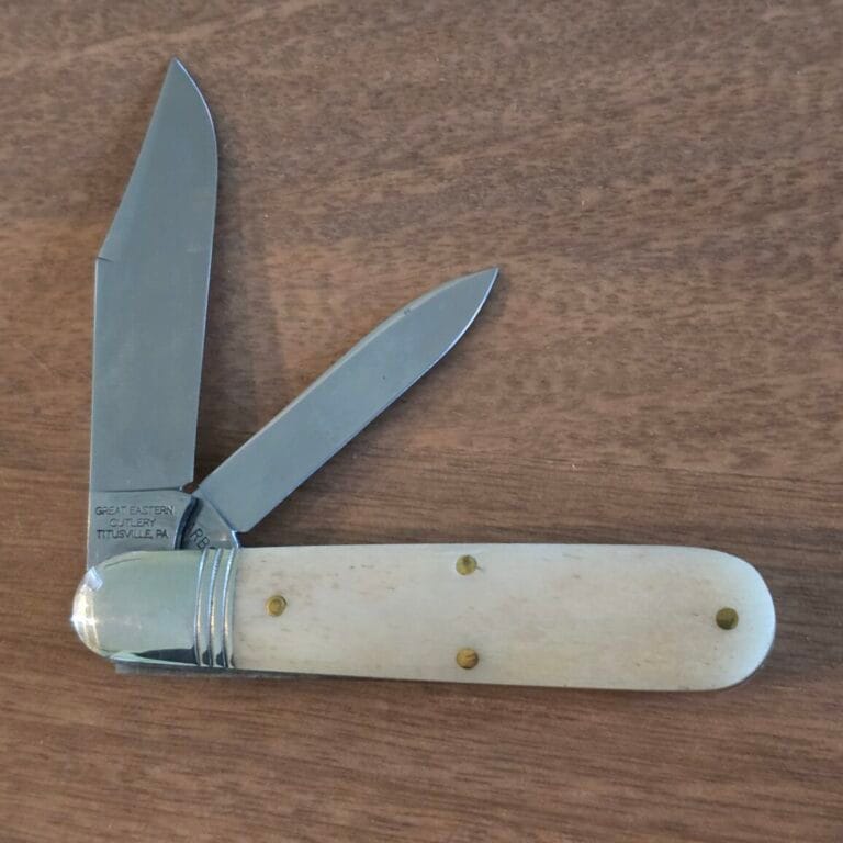 Great Eastern Cutlery #781224 Smooth White Bone SN 042
