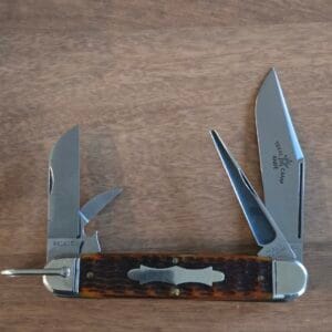 Great Eastern Cutlery #981416 Yellow Jigged Bone