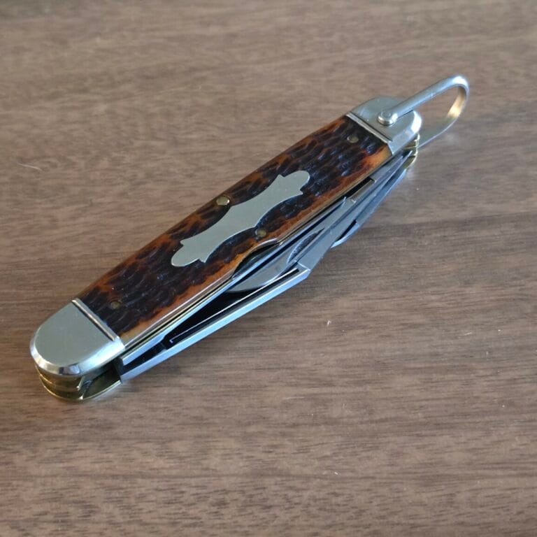 Great Eastern Cutlery #981416 Yellow Jigged Bone