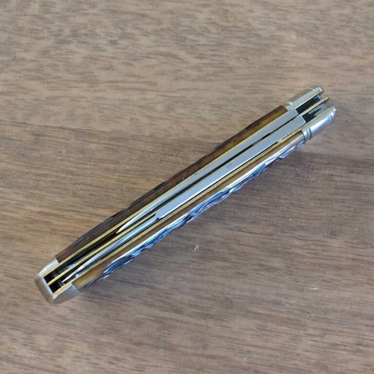 Great Eastern Cutlery #772215 Antique Yellow Jigged Bone Satin