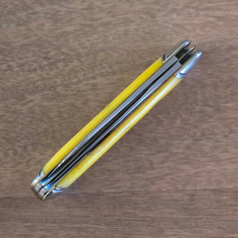 Great Eastern Cutlery #538210 Yellow Rose Bone