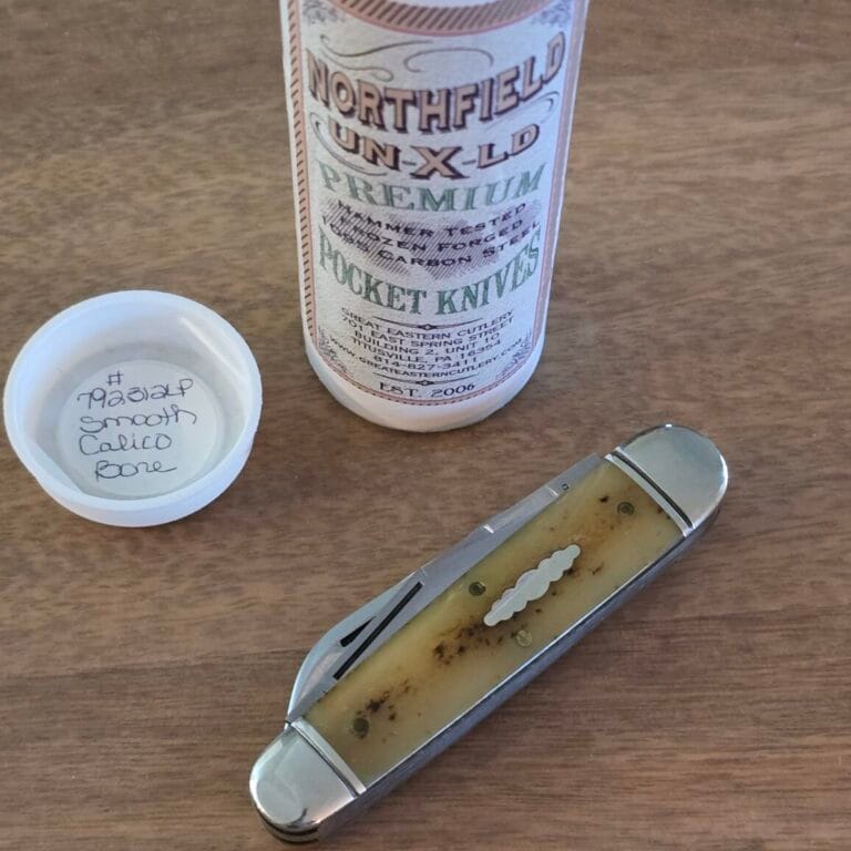 Great Eastern Cutlery #792312 LP Smooth Calico Bone